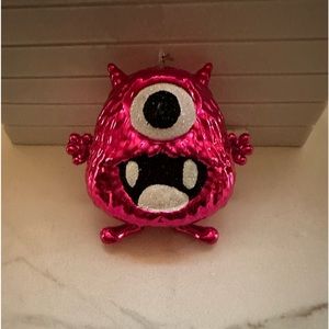 Pink Monster Christmas Ornament
